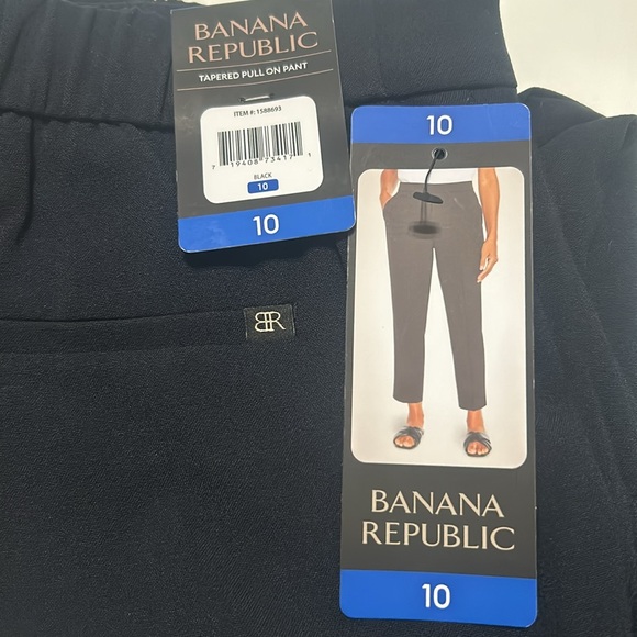 Banana Republic Ladies Tapered Pull On Pants 6,8,12 NWT - Picture 1 of 5